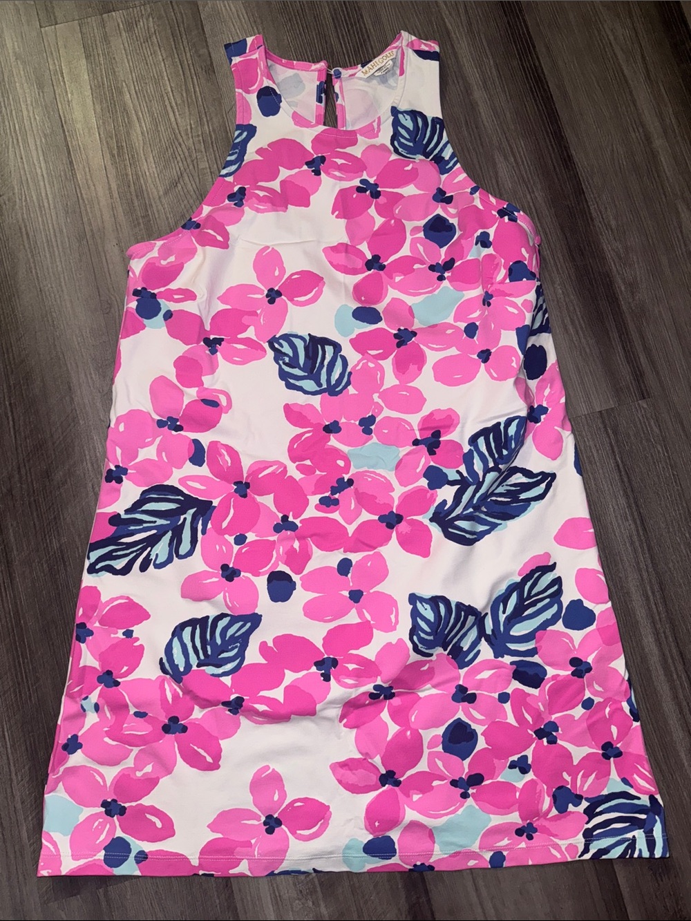 Mahi Gold medium pink sleeveless dress women’s stretch resort wear coastal